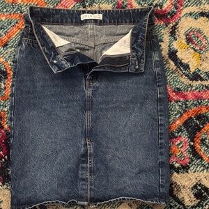 Denim&Co Classic Jean Skirt